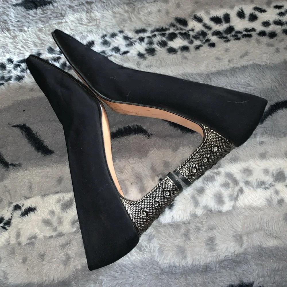 Proxy Black Heels — 9 Narrow